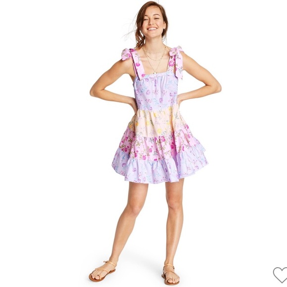 LoveShackFancy Dresses & Skirts - LoveShackFancy for Target Jeanne Tie-Strap Dress